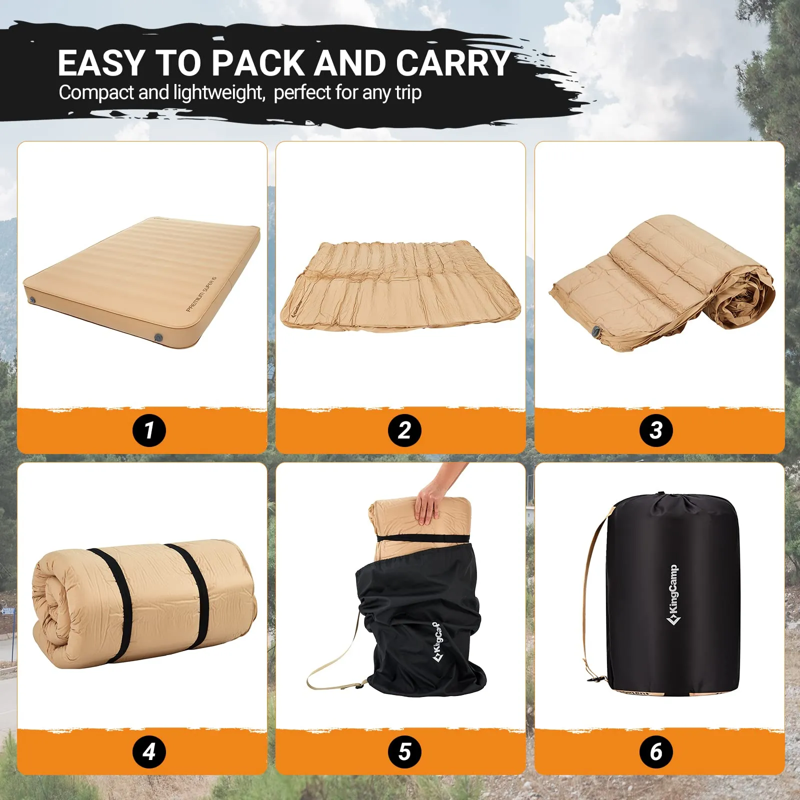 KingCamp Double Self-inflateble Pad R Value 11