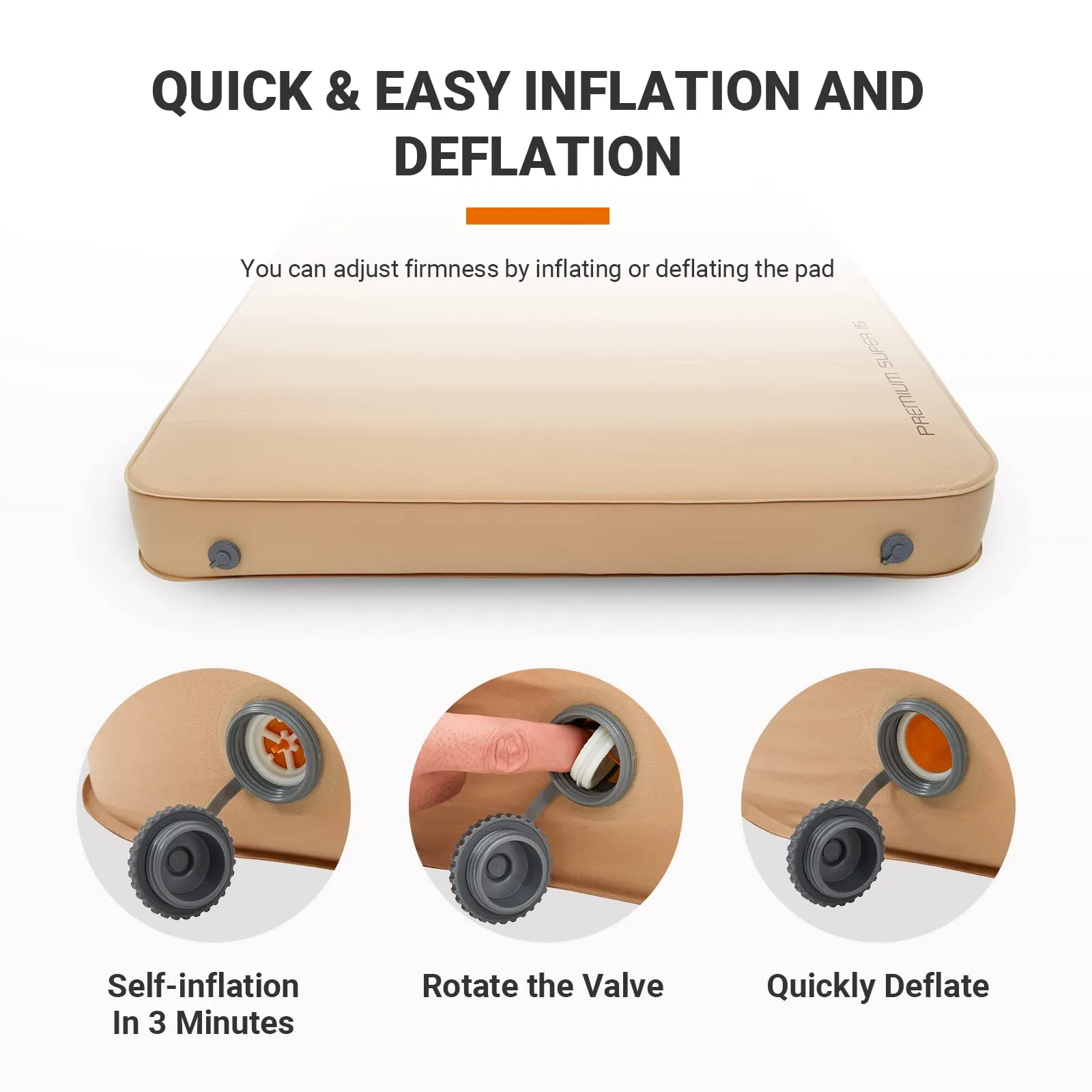 KingCamp Double Self-inflateble Pad R Value 11
