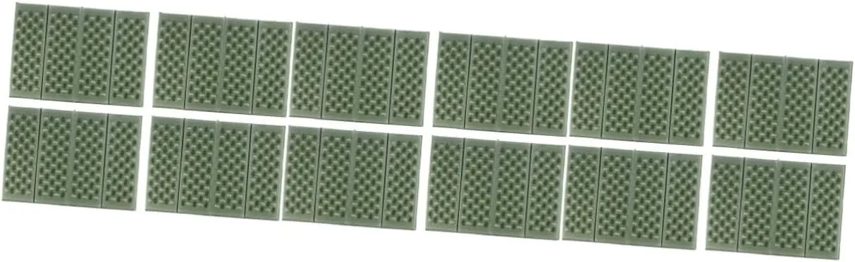 Kisangel 3sets Camping Pad Lightweight Waterproof Durable Heat Cold Insulated Foldable Seat Versatile for Outdoor Use 4pcs*3