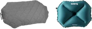 Klymit Luxe and Pillow X Travel Pillow Bundle - Inflatable Airplane, Backpacking and Camping Pillows