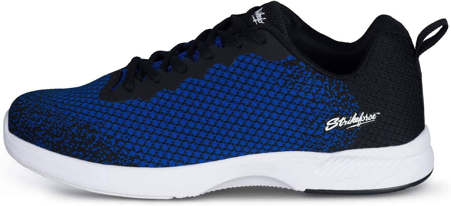 KR Strikeforce Mens Aviator Black BlueBowling Shoes