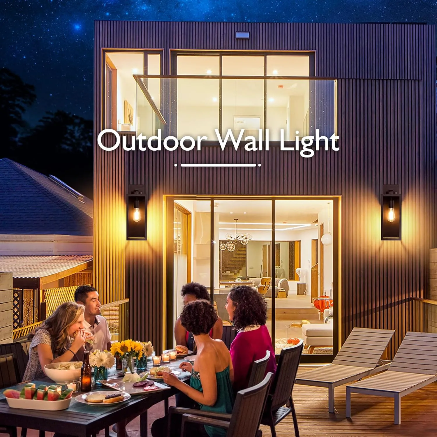 Large Size Outdoor Wall Light Fixture, Exterior Lighting Fixture Porch Sconce Wall Mounted, Waterproof Outdoor Wall Lantern Lamp, Outside Light for House Patio Front Door Entryway Garage, Brown