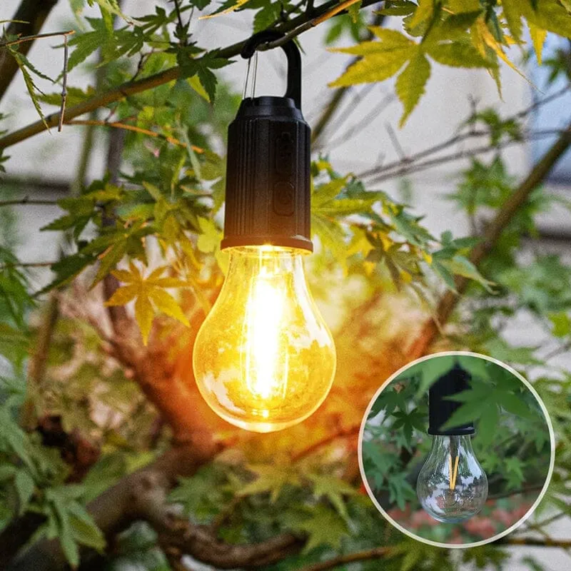 🔥Last Day Promotion 49% OFF -💡New Outdoor Camping Hanging Type-C Charging Retro Bulb Light