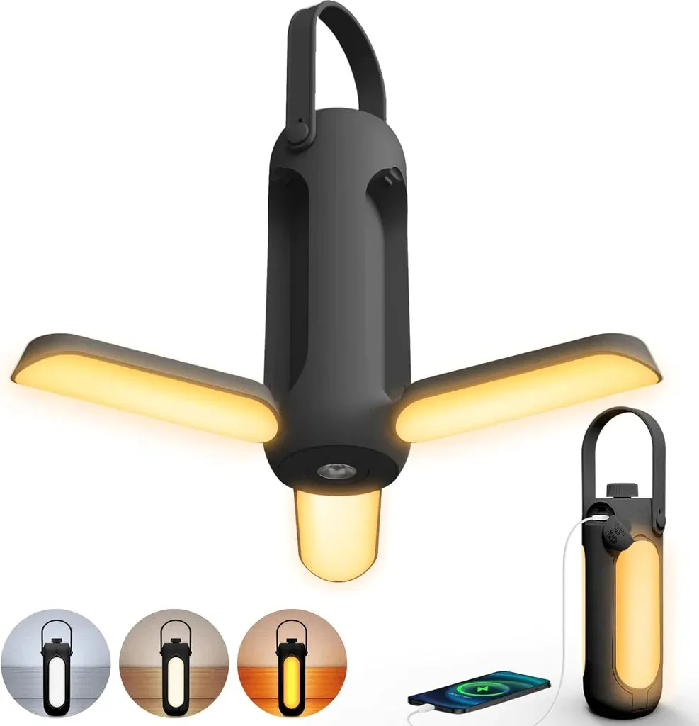 LED Camping Light & 10000mAh Powerbank