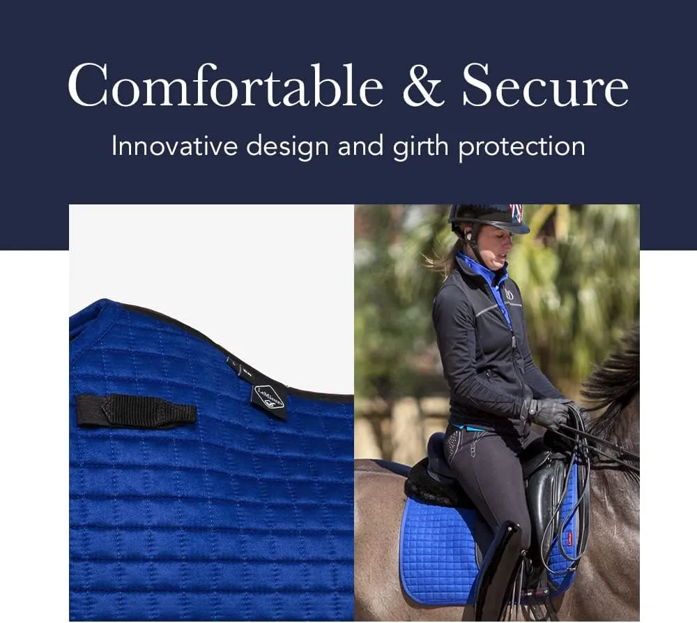 LeMieux Dressage X-Grip Twin Sided Square Saddle Pad - Saddle Pads for Horses - Equestrian Riding Equipment and Accessories