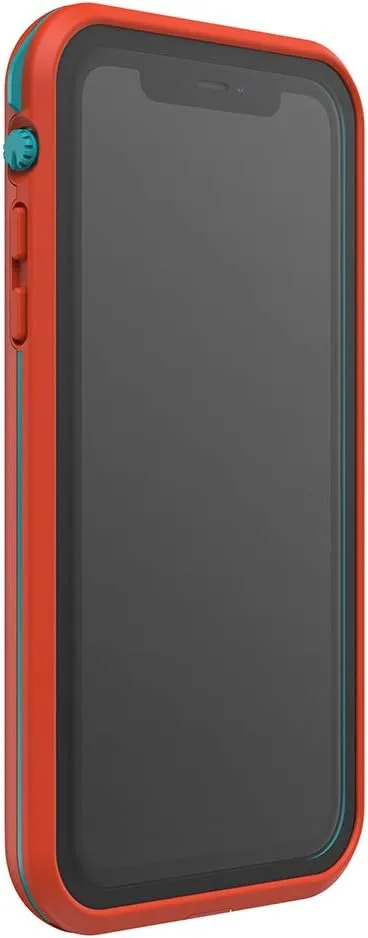 LifeProof FRĒ Series Waterproof Case for iPhone 11 - FIRE Sky (Bluebird/Tangerine) (Pack of 24)