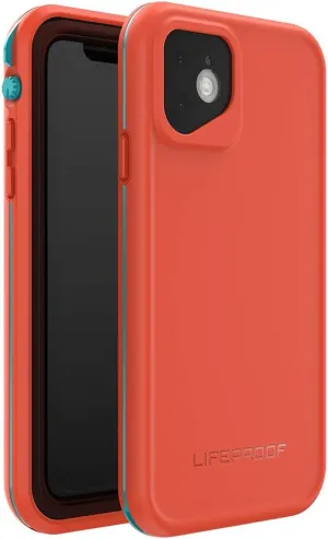 LifeProof FRĒ Series Waterproof Case for iPhone 11 - FIRE Sky (Bluebird/Tangerine) (Pack of 24)