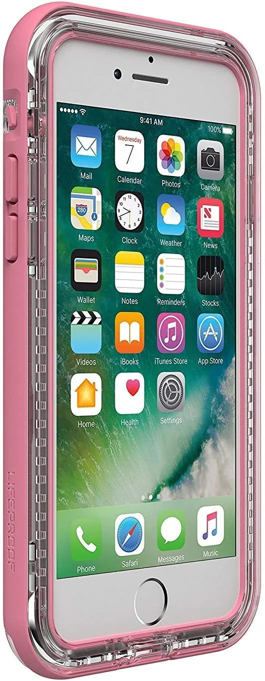 LifeProof NEXT SERIES Case for iPhone SE (2nd gen - 2020) and iPhone 8/7 (NOT PLUS) - CACTUS ROSE (CLEAR/DESERT ROSE)