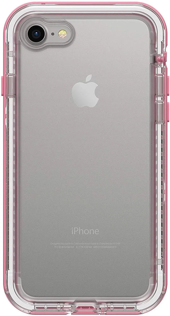 LifeProof NEXT SERIES Case for iPhone SE (2nd gen - 2020) and iPhone 8/7 (NOT PLUS) - CACTUS ROSE (CLEAR/DESERT ROSE)