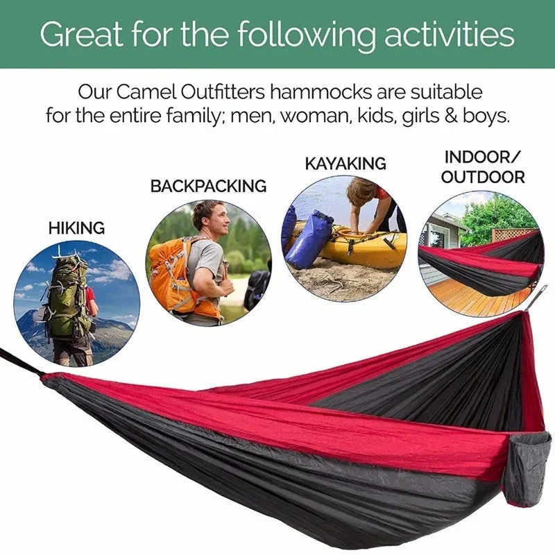 Lightweight 2-Person Hammock with Mosquito Protection
