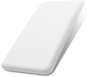Lisara Baby Bassinet Mattress Pad, 33 x 20 Dual Sided Gel Memory Foam Mattress with Waterproof, Removable and Breathable Ice Silk Cover, Fit for Baby Delight/Mika Micky/KoolerThings Baby Bassinet