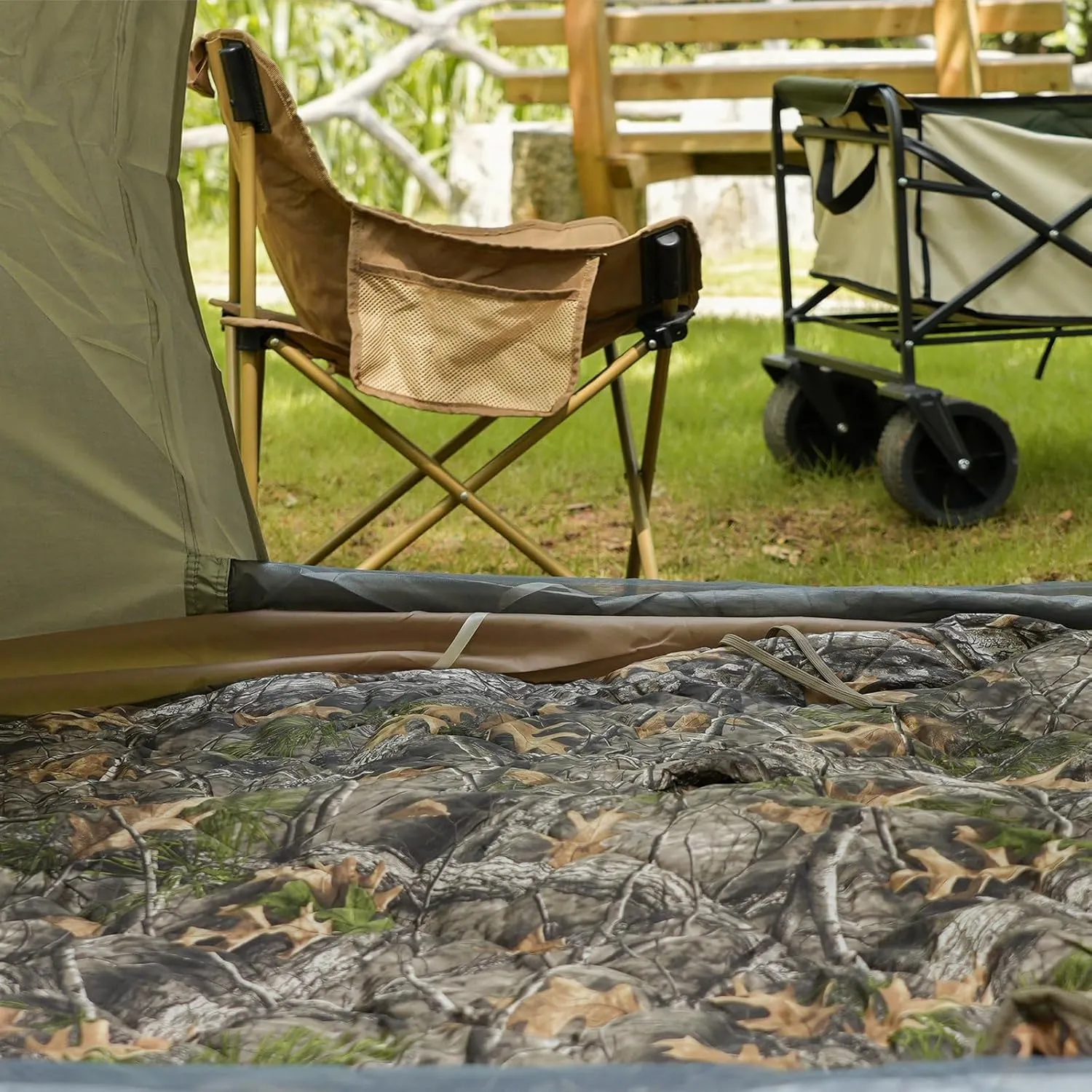 LOOGU Camo Blanket Waterproof Insulation Poncho Liner for Outdoor Camping, Hiking, Hunting, Survival, Backpacking, Picnicking