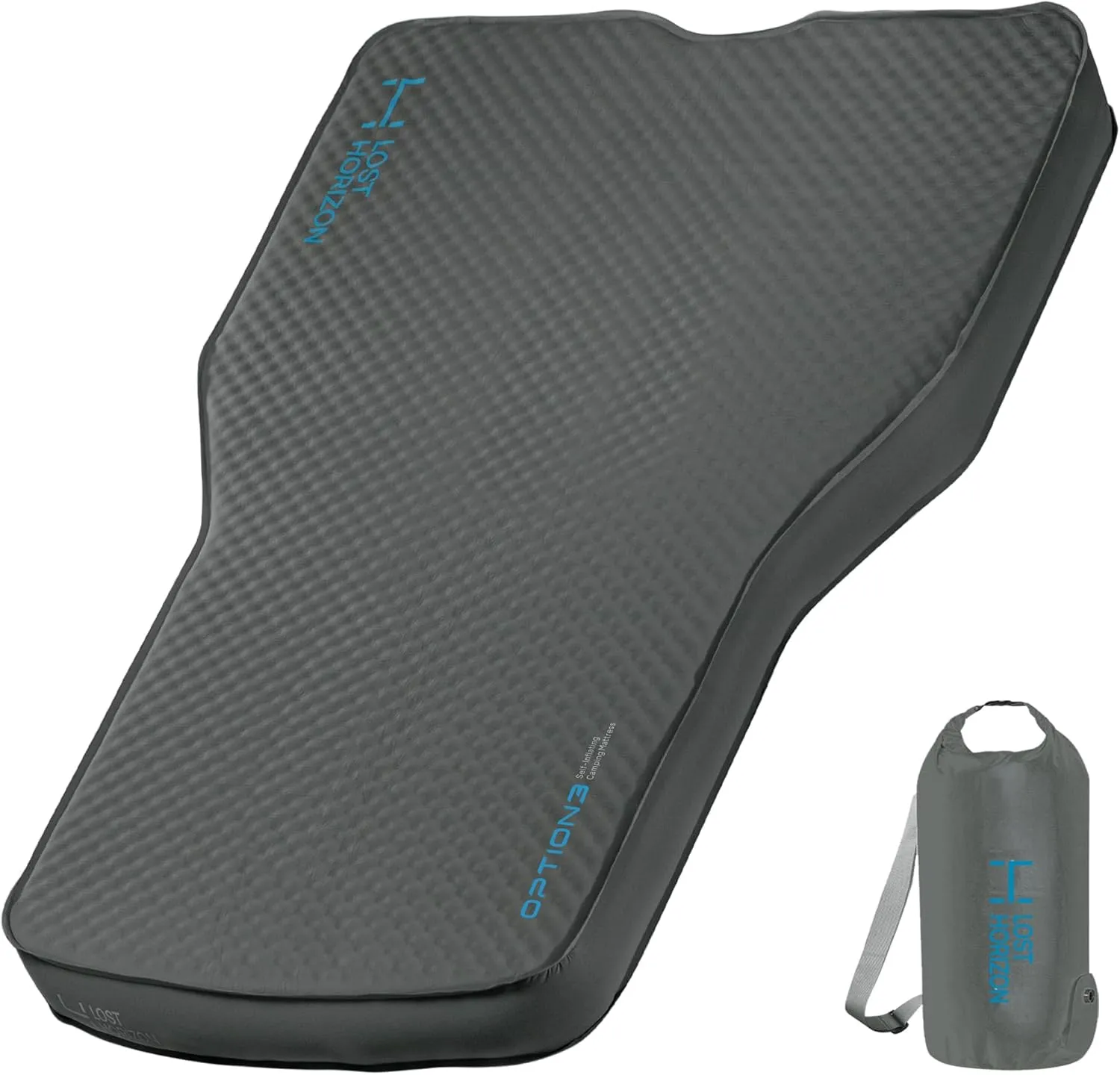 LOSTHORIZON Camping Air Mattress with Foam for RAV4, Self Inflating Sleeping Pad with Pump Sack, 4.5" Thick, R-Value 13