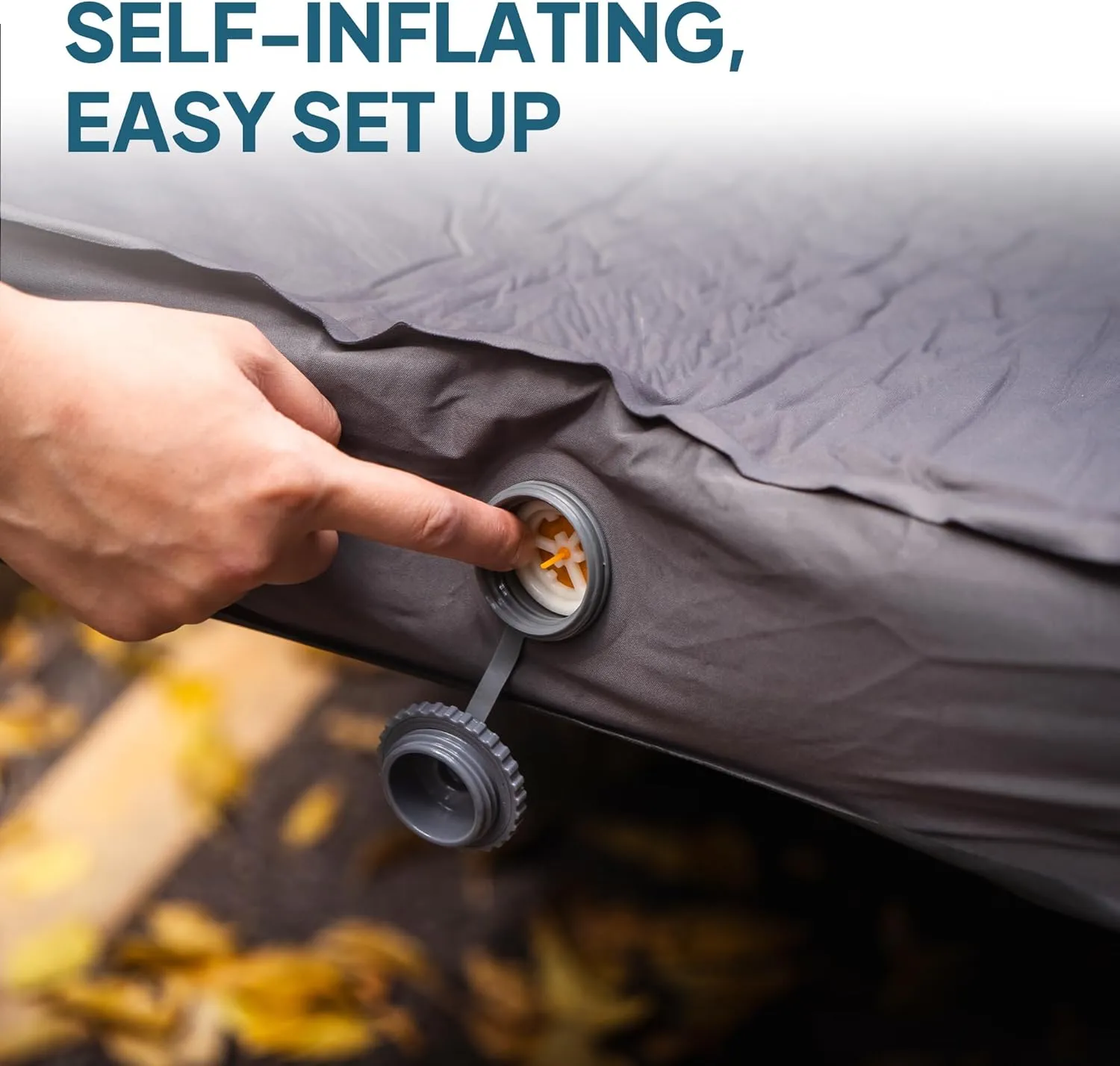 LOSTHORIZON Camping Air Mattress with Foam for RAV4, Self Inflating Sleeping Pad with Pump Sack, 4.5" Thick, R-Value 13