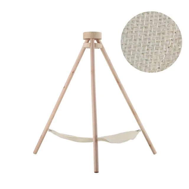 Lounger Tripod Hammock Cat For Linen Cottages Cat Simple Cat House Pet Smart-enabled Puppy Lazy Cats Mat Secure checkout Hammock Dogs Bed Cushion
