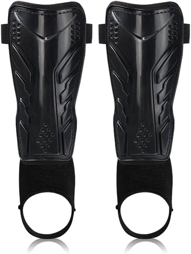 Luwint Kids Soccer Shin Guards with Ankle Protection, Comfortable Child Calf Pads Protective Gear Soccer Equipment for 8-12 Yrs
