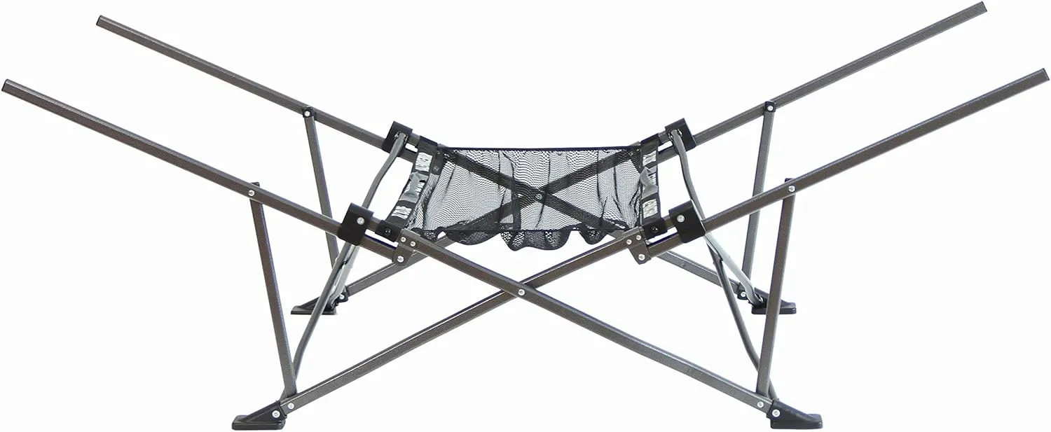 Mac Sports H900S-100 Topnotch Heavy Duty Multi-Use Outdoor Camping Portable Folding Hammock (Blue/Gray)