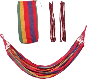 MaGiLL Outdoor Hammock Camping Hammocks Camping Hiking Hammock Backpacking Hammock Tent for Camping Backpack for Camping Single Person Tent Hammock Bed Outdoor Stripe Wood Travel