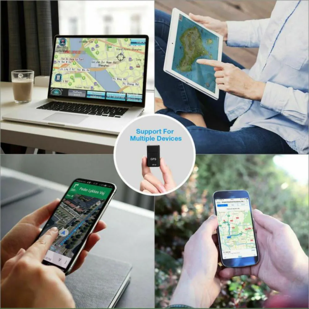 Magnetic Portable Mini GPS Tracker with Sound Monitor for Vehicles, Car, Kids, Elderly, Child, Dogs & Motorcycles Magnetic Small Portable Tracking Device