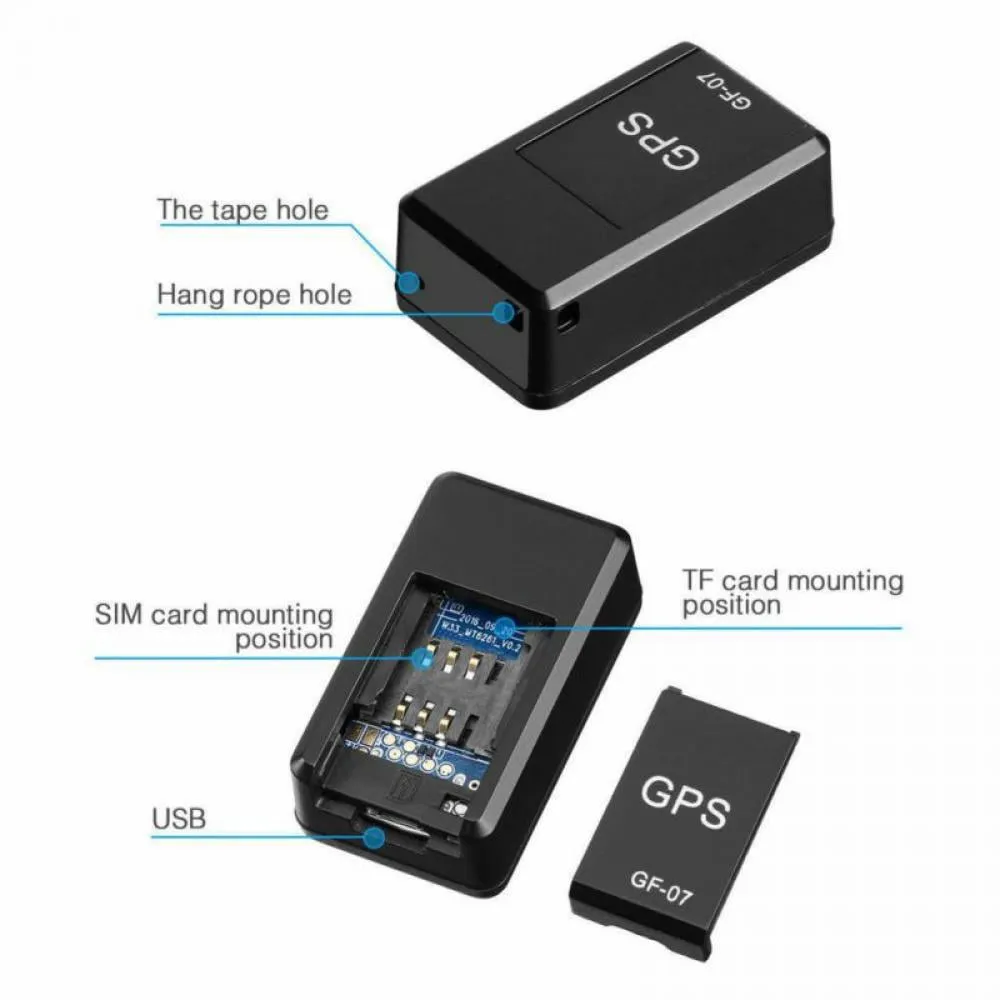 Magnetic Portable Mini GPS Tracker with Sound Monitor for Vehicles, Car, Kids, Elderly, Child, Dogs & Motorcycles Magnetic Small Portable Tracking Device