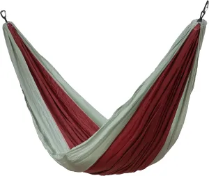 Makena Camping Hammock Set With Storage Bag Double Hammock for 2 Outdoor Tree Swing Portable Hammock For Travel Camping Accessories - Colibri Maroon