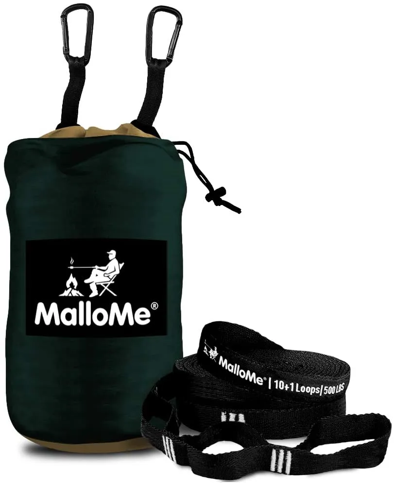 Mallome Camping Hammock with Straps - Hammocks - Portable Hammock Kids Hammock Outdoor Hammock - Hamaca Double Hammock - 2 Person Hammock Tree Hammock - Hamock Travel Hammock - Hammocks for Outside