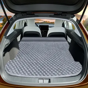 Memory Foam Mattresses for Tesla Model Y Trunk Camping, Self-Inflating Sleeping Pad for SUV Outdoor Travel (Grey)