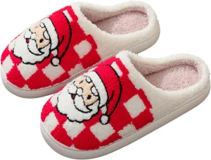 Menore Memory Foam Slippers for Womens Mens Plush Warm Spooky Lantern Cute Slippers House Shoes