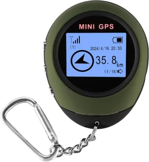 Mini GPS Location Finder for Traveling, GPS Route Tracking Finding Trails Pathfinder Outdoor Navigation for Hiking Camping Depth Finders Locator