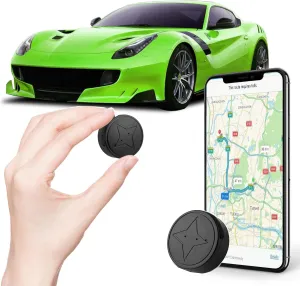 Mini GPS Tracker for Vehicles:Tracker Device for Vehicles No Subscription No Monthly Fee GPS Tracker for Car Kids Dogs Trucks Magnetic GPS Tracking Device Portable Real-Time Tracking (PG12)