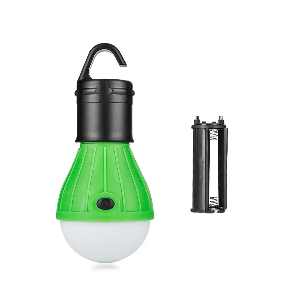 Mini Portable Lighting Lantern Tent Light LED Bulb Emergency Lamp Waterproof Hanging Hook Flashlight Camping Light Use 3*AAA