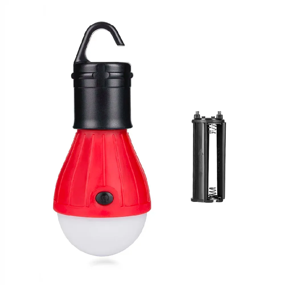 Mini Portable Lighting Lantern Tent Light LED Bulb Emergency Lamp Waterproof Hanging Hook Flashlight Camping Light Use 3*AAA