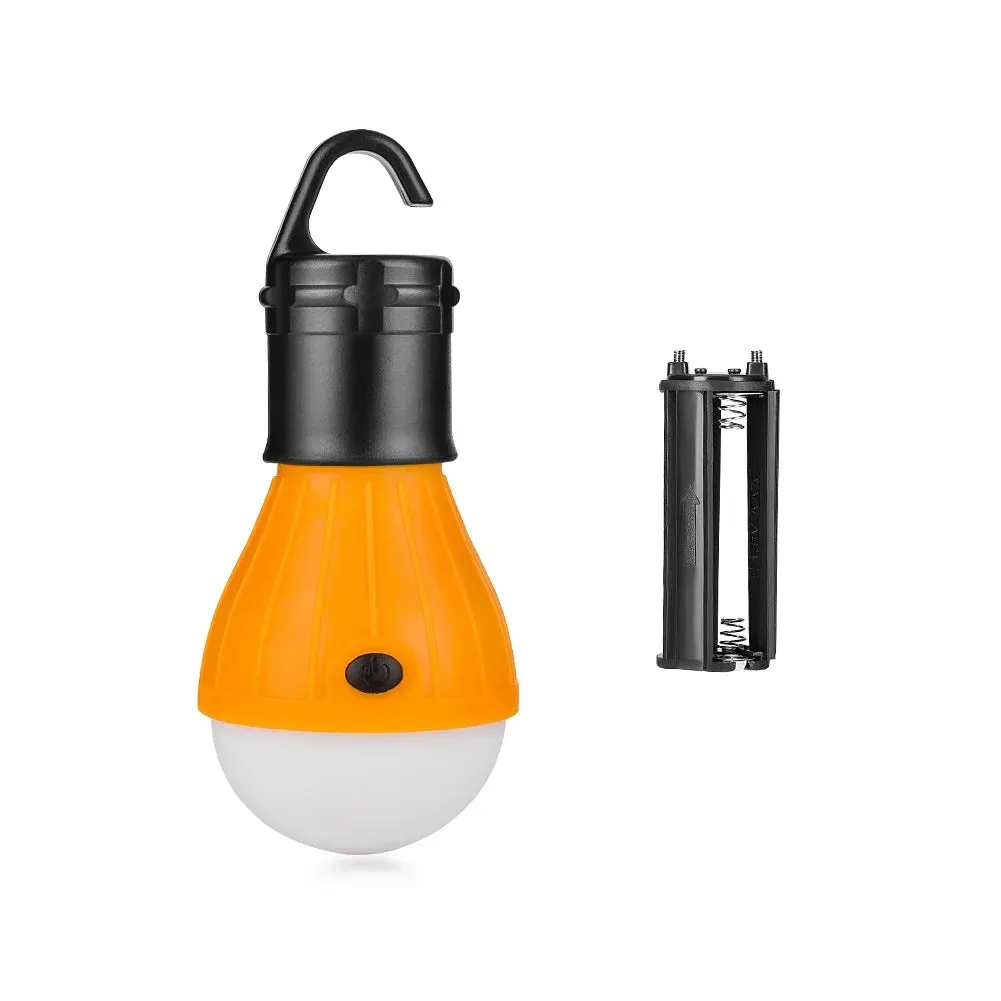 Mini Portable Lighting Lantern Tent Light LED Bulb Emergency Lamp Waterproof Hanging Hook Flashlight Camping Light Use 3*AAA