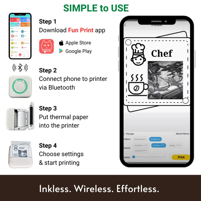 Mini Printer: Quick Prints Anywhere