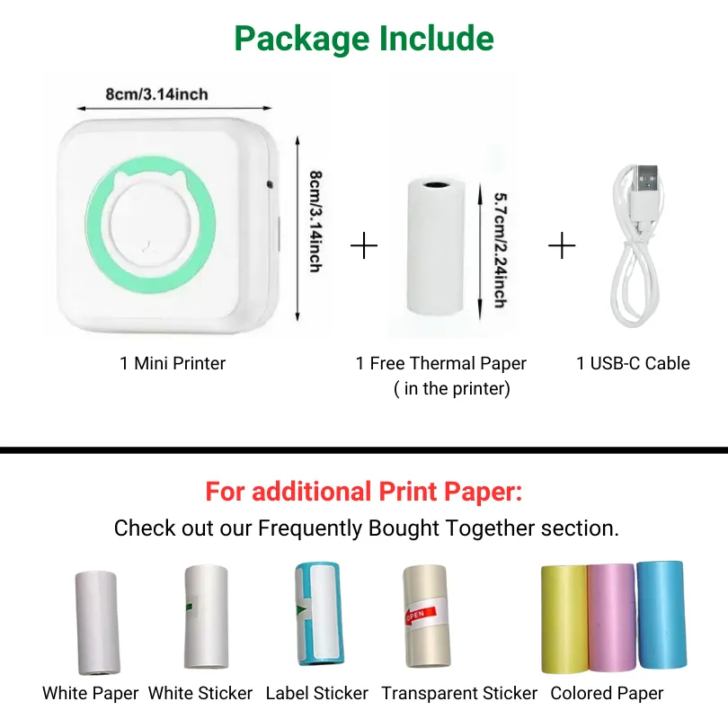 Mini Printer: Quick Prints Anywhere