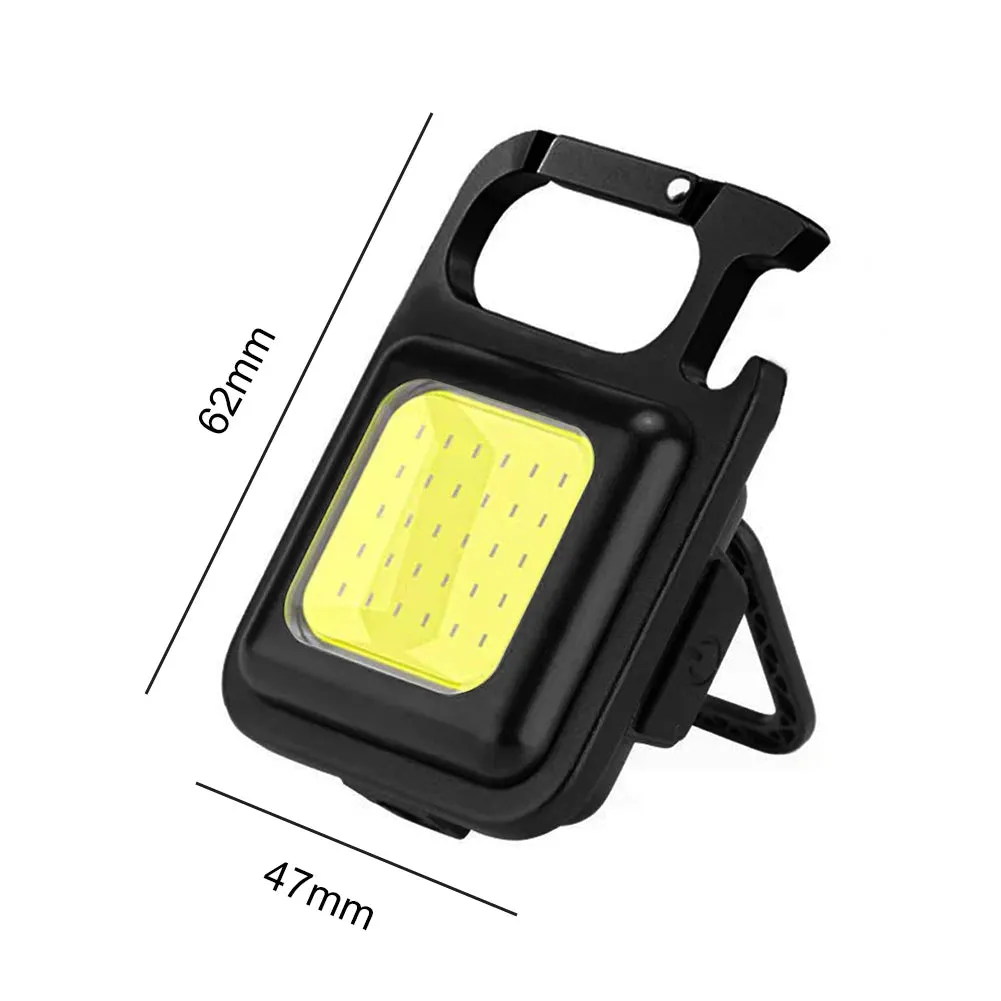 Mini USB Rechargeable LED Flashlight - Portable Work Light for Outdoor Camping