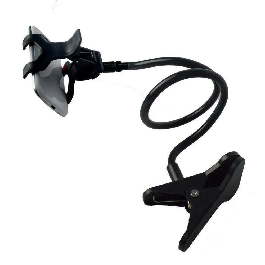 Mobile Phone Flexible 360¡ã Clip Mount Stand Holder Bracket Clamp Desk Bed Office