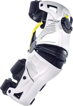 Mobius 8 x Knee Pads, White/Yellow, XL
