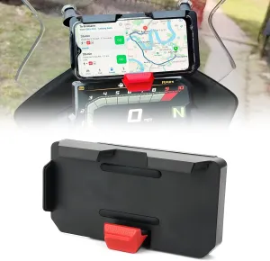 Motorcycle GPS Mobile Phone Wireless Charging Navigation Bracket for BMW R1300GS R1200GS ADV R1250GS CRF1000L S1000XR F900R F900XR F850GS F800GS F750GS F700GS Wireless Charging Stand Twin USB