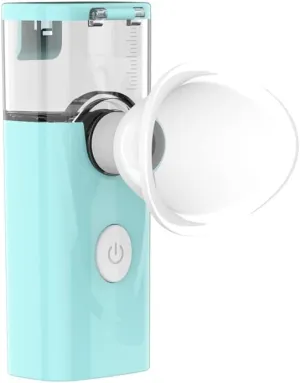Nano Eye Mist Steam Sprayer Portable Compress for Relief Dry Eyes Eye Fatigue Products Eyelid Eye Care SPA Nebulizer Device Mini Face Eye Moisturizing Cleaning Soothing Steamer-1P