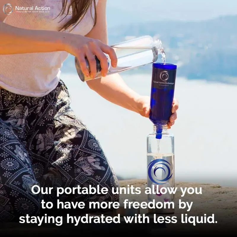 Natural Action Portable Structured Water Device, Made in USA