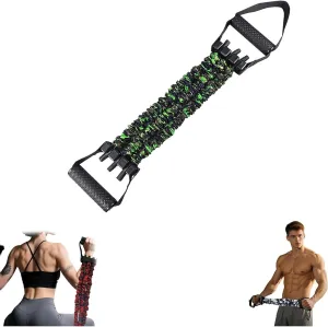 Natural Latex 3-Hole Resistance Stretcher, Fitness Resistance Bands Pedal Ankle Puller, AB Training Auxiliary Device, Suitable for Fitness, Body Shaping, Strength Training