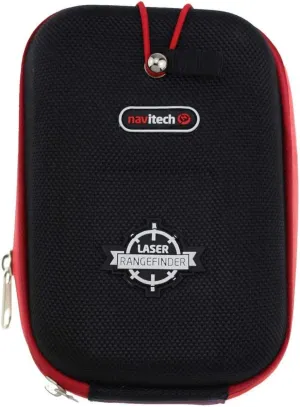 Navitech Black EVA Rangefinder Hard Case/Cover with Carabiner Clip Compatible With Leica Rangemaster CRF 1600-B 40534 / Leica Rangemaster CRF 2000-B/Leica Rangemaster crf 2400-r