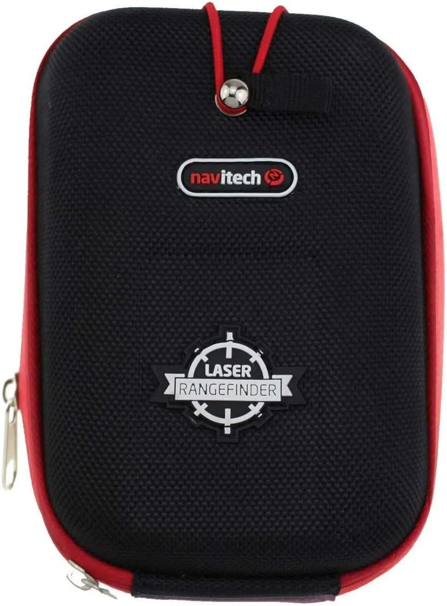 Navitech Black EVA Rangefinder Hard Case/Cover with Carabiner Clip Compatible With Leica Rangemaster CRF 1600-B 40534 / Leica Rangemaster CRF 2000-B/Leica Rangemaster crf 2400-r