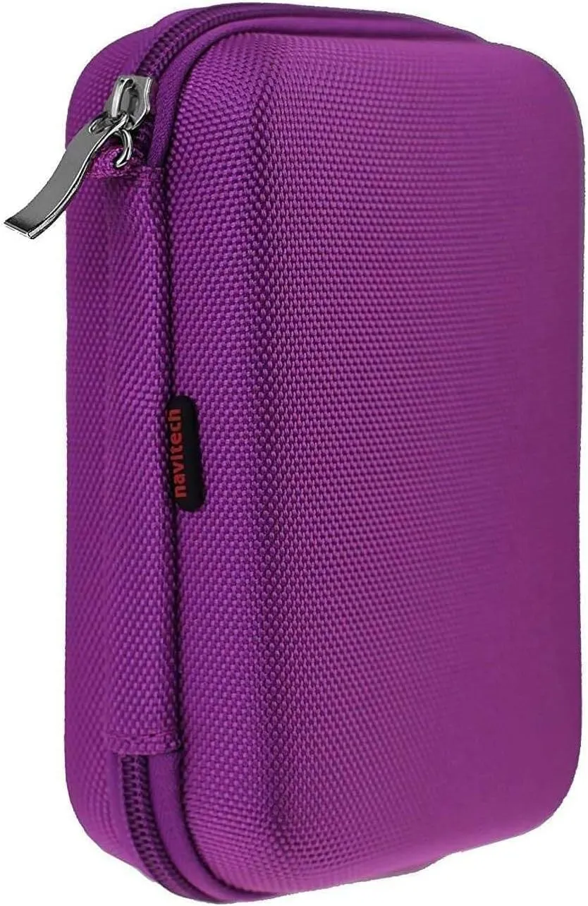 Navitech Purple Watch & Accessory Case Compatible with GOLFBUDDY aim W11 Golf GPS Watch