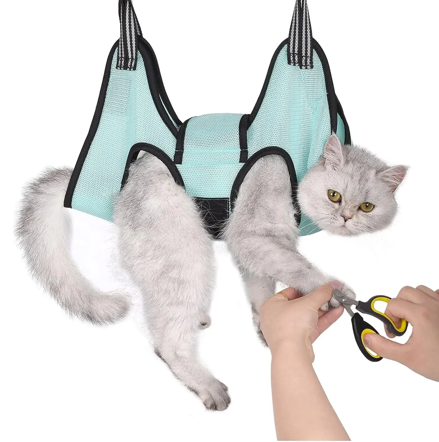 New Pet Grooming Hammock Helper – Safe and Easy Grooming for Cats and Dogs