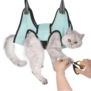 New Pet Grooming Hammock Helper – Safe and Easy Grooming for Cats and Dogs