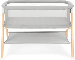 Newton Baby Essential Bassinet – Ultra-Breathable, Completely Washable, More Airflow for Safer, Cooler Sleep, Non-Toxic, Bedside Sleeper, Storage Shelf