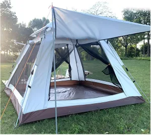 NIEH Blackout Tents for Camping Waterproof 4 People,Waterproof Frame Tent Stable and Practical Quick Erect Tents for Family Camping,Hiking Party