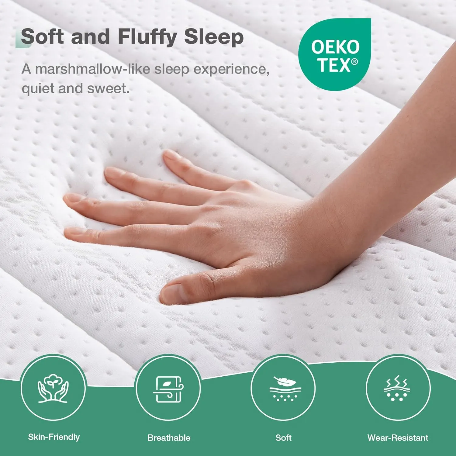 Novilla Full Mattress, 10 Inch Memory Foam Mattress Full with Bamboo Charcoal Foam for Cool Sleep & Pain Relief & Motion Isolating, Full Size Mattresses in a Box, Medium Firm